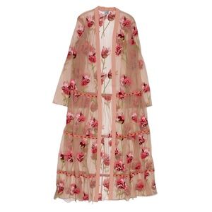 Anthropologie Floral Kimono